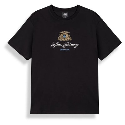 тениска,мъжки,тениски,дамски,тениски,grimey,chief,watcher,mud,city,regular,short,sleeve,t,shirt,black,(black)