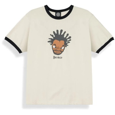 тениска,мъжки,тениски,дамски,тениски,grimey,droppin,science,ringer,short,sleeve,t,shirt,beige,(off,white)