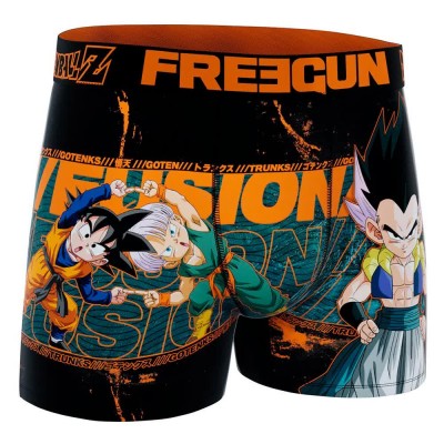 боксерки,мъжко,бельо,freegun,dragon,ball,ii,boxers,black,(black,orange)