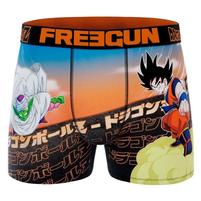 боксерки,мъжко,бельо,freegun,dragon,ball,piccolo,vs,goku,boxers,multicolor,(black,orange)
