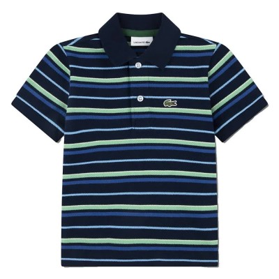 дамски,блузи,с,яка,мъжки,блузи,с,яка,lacoste,kids,feeder,petit,pique,short,sleeve,polo,blue,(navy)