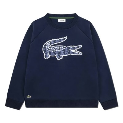 детска,поларена,блуза,детски,блузи,lacoste,kids,graphic,fleece,crew,sweatshirt,blue,(navy)