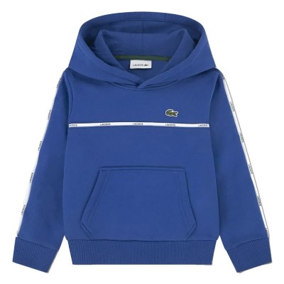 детски,суичър,детски,блузи,lacoste,kids,micro,taping,pullover,hoodie,blue,(french,blue)