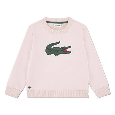 детска,поларена,блуза,детски,блузи,lacoste,kids,pique,applique,fleece,crew,sweatshirt,pink,(nidus)