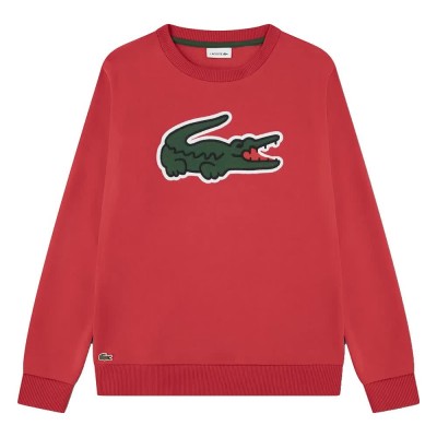 детска,поларена,блуза,детски,блузи,lacoste,kids,pique,applique,fleece,crew,sweatshirt,red,(red)