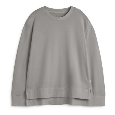 блуза,дамски,блузи,ecoalf,bahia,sweatshirt,grey,(charcoal)