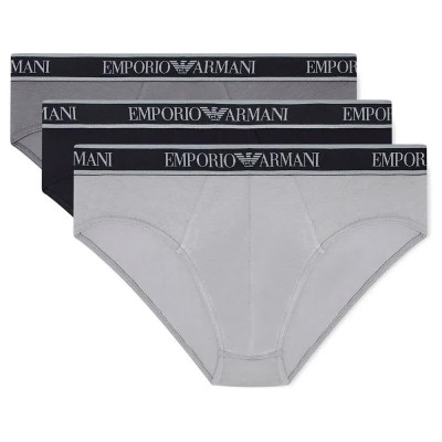 мъжко,бельо,emporio,armani,em000258,af20669,slips,3,units,black,grey,(black,steel,grey)