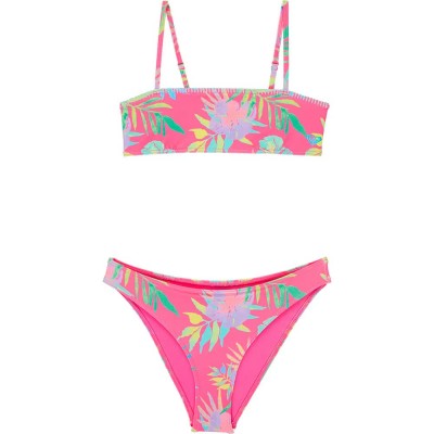 детски,бански,костюми,roxy,aquarella,bandeau,bikini,pink,(sangria,sunset,aquarella,rg)