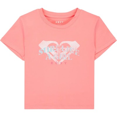 бебешка,тениска,мъжки,тениски,дамски,тениски,roxy,baby,one,more,time,short,sleeve,t,shirt,orange,pink,(plumeria)