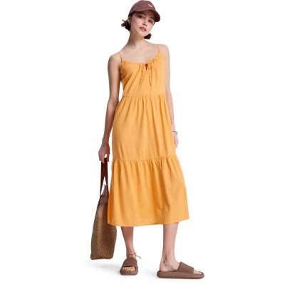 рокля,дамски,поли,и,рокли,roxy,down,the,line,long,dress,orange,(papaya)