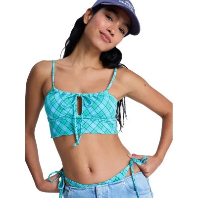 дамски,бански,костюми,roxy,essentials,pt,tank,bikini,top,blue,(katydid,as,if,plaid)