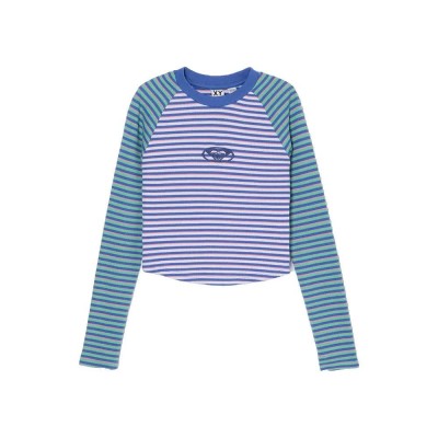фланелка,с,дълъг,ръкав,дамски,топове,roxy,highlite,season,long,sleeve,top,purple,(coconut,milk,stripy,soul,mini)