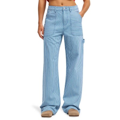 дънки,мъжки,панталони,дамски,панталони,roxy,howlin,rails,high,waist,jeans,blue,(coconut,milk,denim,stripe)