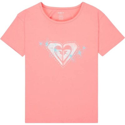 тениска,мъжки,тениски,дамски,тениски,roxy,lilyregular,night,short,sleeve,t,shirt,pink,(plumeria)