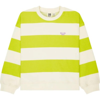 блуза,детски,блузи,roxy,little,things,sweatshirt,green,yellow,(daiquiry,green,strictly,stripe)