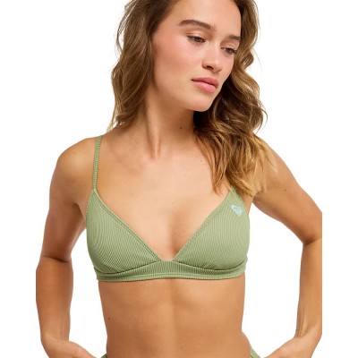 дамски,бански,костюми,roxy,love,fixed,triangle,bikini,top,green,(oil,green)