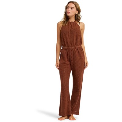 гащеризон,дамски,гащеризони,roxy,luna,feeling,beach,sleeveless,jumpsuit,brown,(cappuccino)