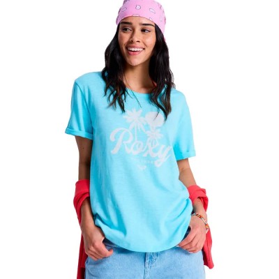 тениска,мъжки,тениски,дамски,тениски,roxy,oceanwave,slub,regular,fit,short,sleeve,t,shirt,blue,(tanager,turquoise)