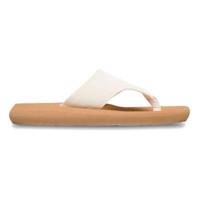 мъжки,джапанки,и,чехли,дамски,сандали,и,чехли,roxy,samolo,slides,brown,white,(coconut,milk)