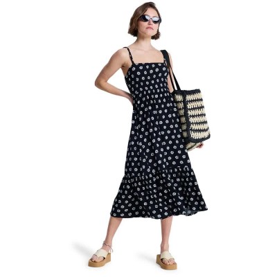 рокля,дамски,поли,и,рокли,roxy,sunrise,coastline,printed,sleeveless,long,dress,blue,(anthracite,hibiscus,dots)