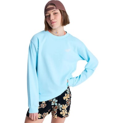 блуза,дамски,блузи,roxy,surf,stoked,terry,vintage,sweatshirt,blue,(tanager,turquoise)