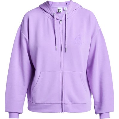блуза,дамски,блузи,roxy,surfing,by,daylight,full,zip,sweatshirt,purple,(crocus,petal)