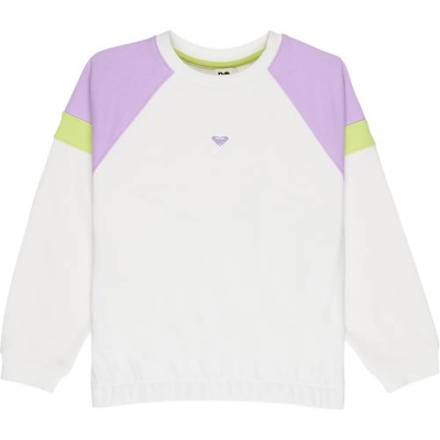 блуза,детски,блузи,roxy,swell,spirit,sweatshirt,white,(coconut,milk)