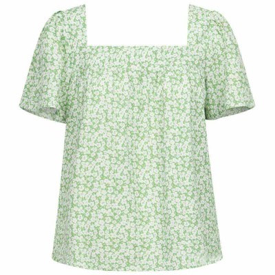 дамски,блузи,trespass,bliss,short,sleeve,blouse,green,(soft,green,print)