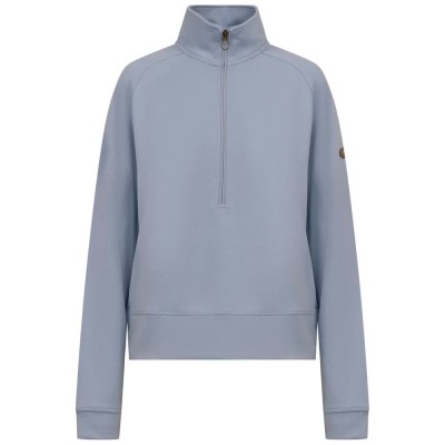 блуза,дамски,блузи,trespass,pipa,half,zip,sweatshirt,blue,(blue,haze)