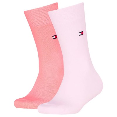 чорапи,детски,чорапи,tommy,hilfiger,basic,socks,2,pairs,pink,(pink)