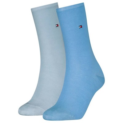 чорапи,дамски,чорапи,tommy,hilfiger,casual,socks,2,pairs,blue,(light,blue)