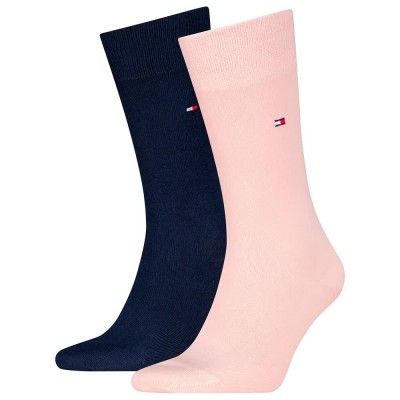 чорапи,мъжки,чорапи,tommy,hilfiger,classic,socks,2,pairs,blue,pink,(pink)