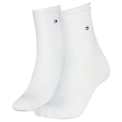 чорапи,дамски,чорапи,tommy,hilfiger,lurex,welt,short,socks,2,pairs,white,(white)