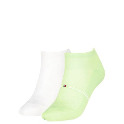 чорапи,дамски,чорапи,tommy,hilfiger,mesh,sneaker,socks,2,pairs,green,white,(lime)