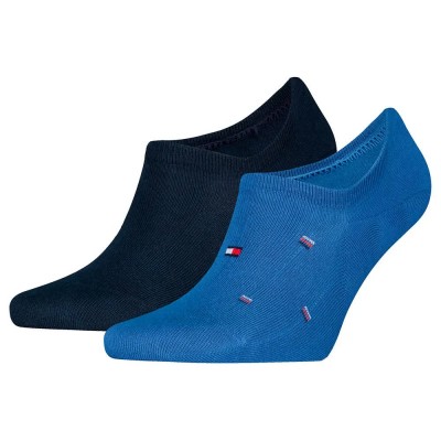 чорапи,мъжки,чорапи,tommy,hilfiger,micro,pattern,no,show,socks,2,pairs,blue,(blue)