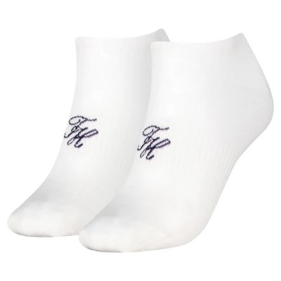 чорапи,мъжки,чорапи,дамски,чорапи,tommy,hilfiger,refined,monogram,sneaker,socks,2,pairs,white,(white)