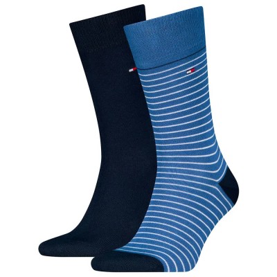чорапи,мъжки,чорапи,дамски,чорапи,tommy,hilfiger,small,stripe,socks,2,pairs,blue,(blue)