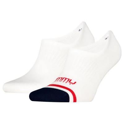 чорапи,мъжки,чорапи,дамски,чорапи,tommy,hilfiger,stripe,motion,no,show,socks,2,pairs,white,(white,red)