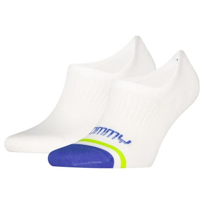 чорапи,мъжки,чорапи,дамски,чорапи,tommy,hilfiger,stripe,motion,no,show,socks,2,pairs,white,(white,yellow)