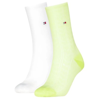 чорапи,мъжки,чорапи,дамски,чорапи,tommy,hilfiger,summer,pelerine,socks,2,pairs,green,white,(lime)