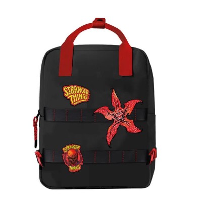 раница,раници,stranger,things,stranger,things,backpack,black,(black,red)