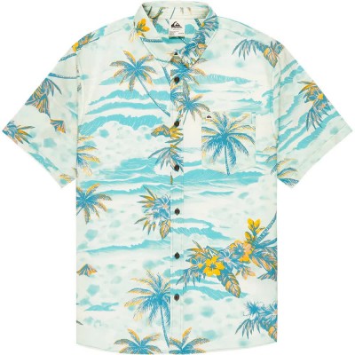 риза,с,къс,ръкав,дамски,ризи,мъжки,ризи,quiksilver,apero,classic,short,sleeve,shirt,blue,(aqua,sundown)