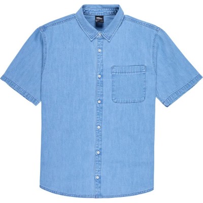 риза,с,къс,ръкав,мъжки,ризи,quiksilver,carrigan,short,sleeve,shirt,blue,(flintstone)