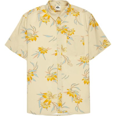 риза,с,къс,ръкав,дамски,ризи,мъжки,ризи,quiksilver,coastal,floral,short,sleeve,shirt,yellow,(bone,coastal,flora)