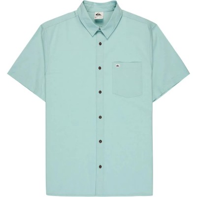 риза,с,къс,ръкав,мъжки,ризи,quiksilver,drumfins,short,sleeve,shirt,green,(blue,haze)