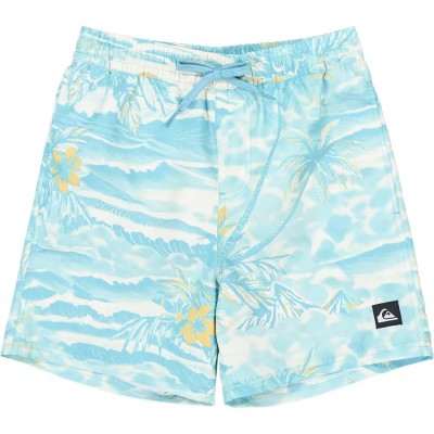 бански,гащета,детски,бански,костюми,quiksilver,everyday,printed,volley,14´´,swimming,shorts,blue,(aqua,sundown)