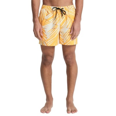 бански,гащета,мъжки,бански,костюми,quiksilver,everyday,printed,volley,15´´,swimming,shorts,yellow,(mineral,yellow,natural,geo)