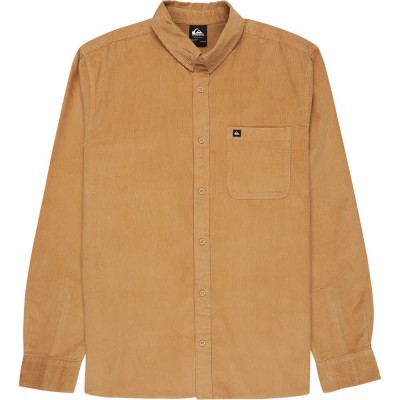 риза,с,дълъг,ръкав,дамски,ризи,мъжки,ризи,quiksilver,smoke,trail,cord,long,sleeve,shirt,brown,(khaki)