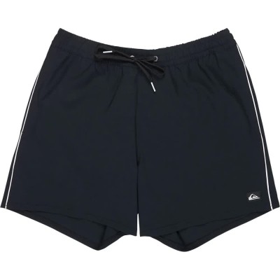 бански,гащета,мъжки,бански,костюми,quiksilver,stretch,piped,volley,16´´,swimming,shorts,black,(black)