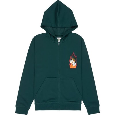 блуза,детски,блузи,dc,shoes,burning,dice,full,zip,sweatshirt,green,(ponderosa,pine)